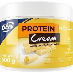 6PAK Protein Cream Biała Czekolada 500g