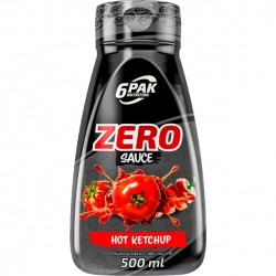6PAK Sauce ZERO Hot Ketchup 500ml