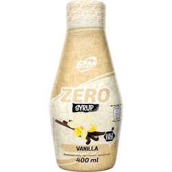 6PAK Syrup Zero - Sos Wanilia 400ml