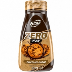 6PAK Syrup ZERO Chocolate-Cookie 500ml