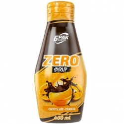 6PAK Syrup Zero - Sos Czekolada-Pomarańcza 400ml