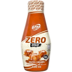 6PAK Syrup Zero - Sos Słony Karmel 400ml