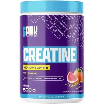 6PAK Creatine Monohydrate 500g grejpfrut