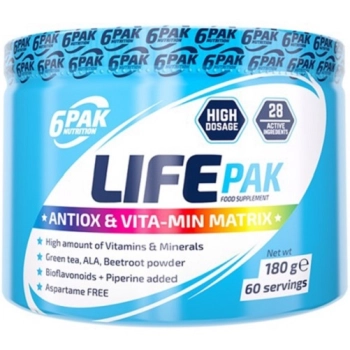 6PAK Life Pak 180g