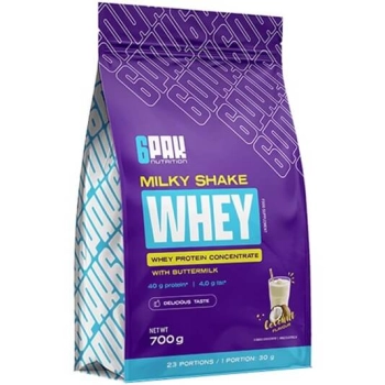 6PAK Milky Shake Whey 700g kokos