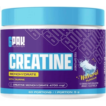 6PAK Nutrition Creatine Monohydrate 300g naturalna