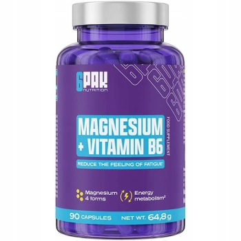 6PAK Nutrition Magnesium + Vit. B6