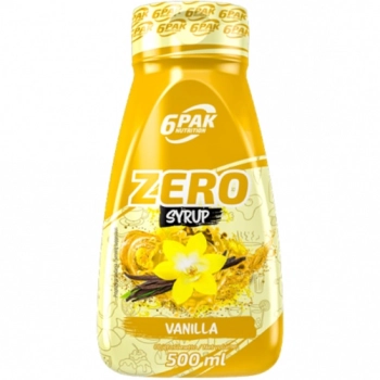 6PAK Syrup ZERO Vanilla 500ml