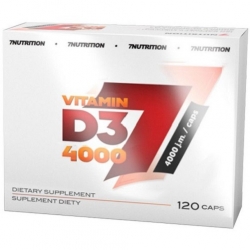 7Nutrition Vitamin D3 4000 120 kaps.