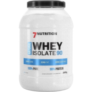 7Nutrition Whey Isolate 90 Natural 2000g - bezsmakowy izolat WPI