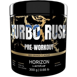 Horizon Turbo Rush Pre-Workout red orange