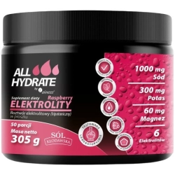 Aliness ALLHydrate Elektrolity Raspberry bez cukru 305g