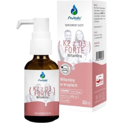 Aliness Avitale Witamina K2 z D3 FORTE w kroplach 30ml
