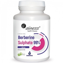 Aliness Berberine Sulphate 99% 400 mg 60 vege kaps.