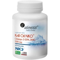 Aliness Olej z Kryla NKO Omega 3 60 kapsułek