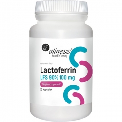 Aliness Lactoferrin - Laktoferyna 90% 100 mg x 30 kaps.