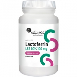 Aliness Lactoferrin - Laktoferyna 90% 100 mg x 60 kaps.