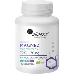 Aliness Magnez Organiczny TRIO 100 kapsułek