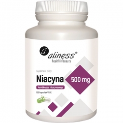 Aliness Niacyna 500 mg 100 vege kaps.