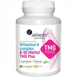 Aliness Witamina B Complex B-50 Methyl TMG Plus 100 vege kaps.