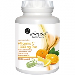 Aliness Witamina C 1000 mg Plus 100 vege kaps.