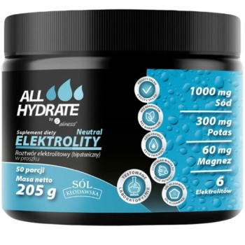 Aliness ALLHydrate Elektrolity Neutral bez cukru bezsmakowe 205g