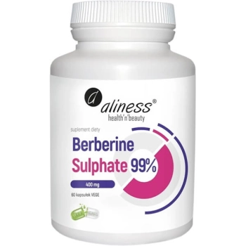 Aliness Berberyna Siarczan 99% 400 mg – 60 kapsułek vege