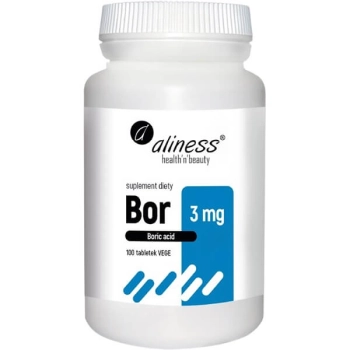Aliness Bor 3 mg (kwas borowy) 100 tabletek vege