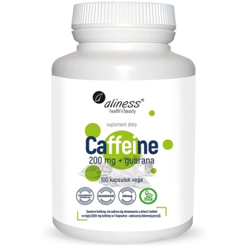Aliness Caffeine 200 mg - Kofeina z guaraną