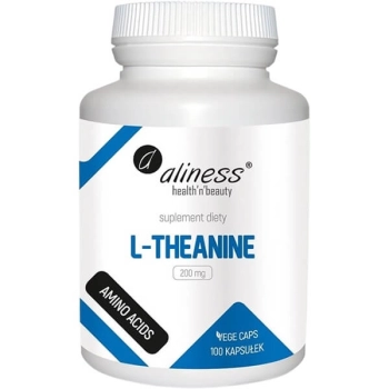 Aliness L-Teanina 200mg 100 kapsułek vege