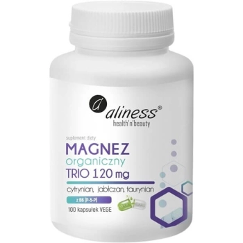 Aliness Magnez Organiczny TRIO 100 kapsułek