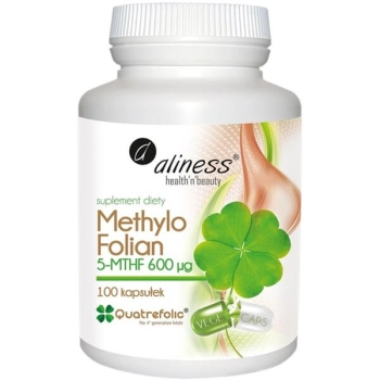 Aliness Methylo Folian 600 µg Quatrefolic 100 kapsułek vege