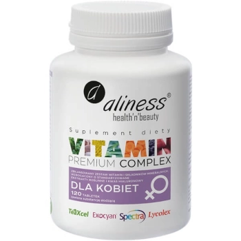 Aliness Premium Vitamin Complex dla kobiet 120 tabletek