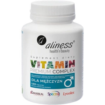 Aliness Premium Vitamin Complex dla mężczyzn 120 tabletek