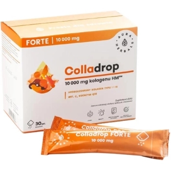 Aura Herbals Colladrop Forte kolagen morski w saszetkach