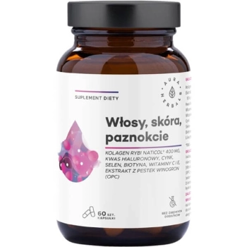 Aura Herbals Kolagen Rybi NatiCol® Włosy, skóra, paznokcie