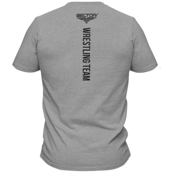 Beltor T-Shirt Wrestling Team Melange - koszulka szara
