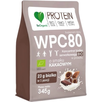BeOrganic Protein WPC 80 345g kakao