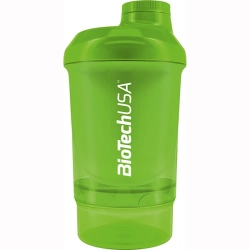 BioTech USA Shaker Wave+ Nano Green 300 ml (+ 150 ml)