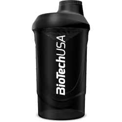 BioTech USA Shaker Wave Black Smoked 600ml