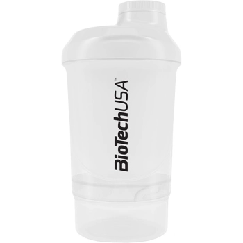 BioTech USA Shaker Wave+ Nano Opal White 300 ml (+ 150 ml)