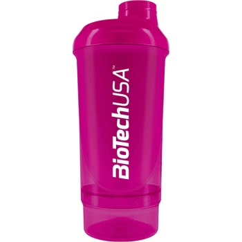 BioTech USA Shaker Wave+ Compact Magenta 500 ml (+150 ml)