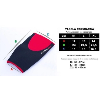 DBX Bushido Neoprenowe Ściągacze / stabilizatory do kolan DBD-E-1