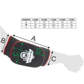 DBX Bushido Ochraniacze na łokcie - ściągacze elastyczne ARP-2106