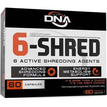 DNA Supps 6-Shred 60 kaps.