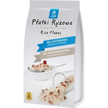 Eska SunFIT Płatki Ryżowe Instant z Żurawiną i Śliwką 250g