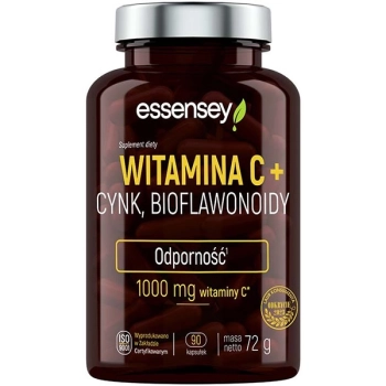 Essensey Witamina C + Cynk, Bioflawonoidy 90 kaps.