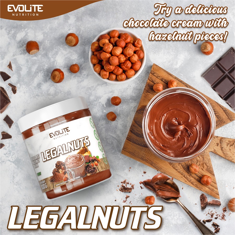 Evolite Legalnuts krem czekoladowo-orzechowy