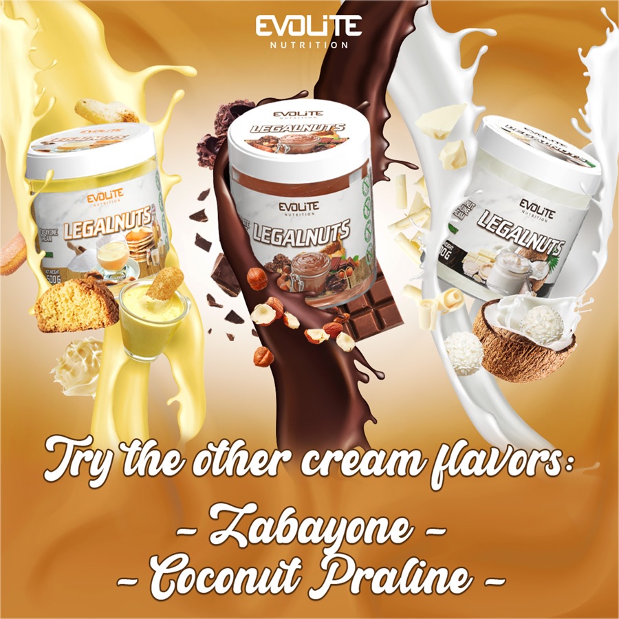 Evolite Legalnuts 500g - kremy bez cukru