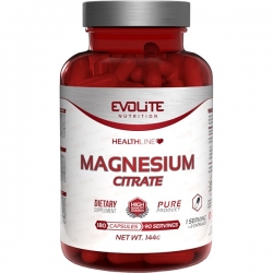 Evolite Magnesium Citrate - Cytrynian Magnezu 180 kaps.
